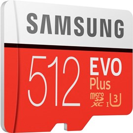 Samsung MB-MC512GA/EU Evo Plus 512GB microSDXC UHS-1 C10 100MB Bellek Kartı