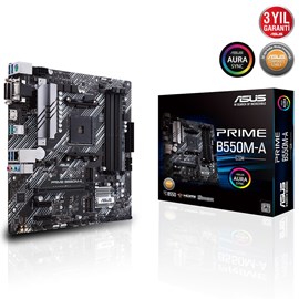 Asus Prime B550M-A/CSM AMD B550 4600 MHz (OC) DDR4 Soket AM4 mATX Anakart