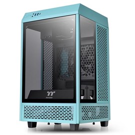Thermaltake The Tower 100 Turquoise Tempered Glass USB 3.2 Mini ITX Kasa CA-1R3-00SBWN-00