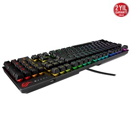 ASUS ROG STRIX SCOPE RX AURA SYNC RGB MEKANİK OYUNCU KLAVYE TÜRKÇE TUŞ DİZİLİMİ ROG RX BLUE SWITCH GENİŞ CTRL TUŞU