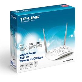 TP-LINK TD-W8961N 300Mbps Kablosuz N 4 Portlu ADSL2+ Modem Router
