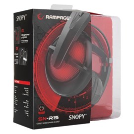 Snopy Rampage SN-R15 Siyah Mikrofonlu Oyuncu Kulaklığı