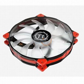 Thermaltake CL-F025-PL20RE-A Luna Anti-Vibration 200 mm Kırmızı LEDli Sessiz Fan