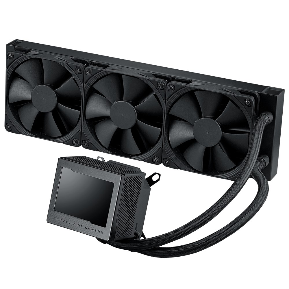 ASUS ROG RYUJIN III 360 OLED 3.5INC LCD 3X NOCTUA IPPC 2000 PWM 120MM*3 RADYATÖR FAN SIVI CPU SOĞUTUCUSU