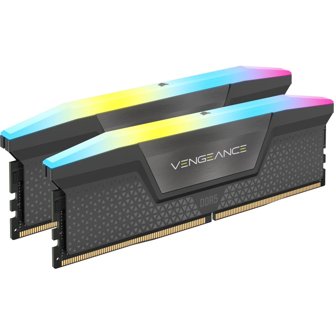 CORSAIR CMH32GX5M2B6400Z32 VENGEANCE RGB DDR5 32GB (2 x 16GB) DDR5 6400 CL32-40-40-84 1.40V Intel XMP & AMD EXPO - GREY