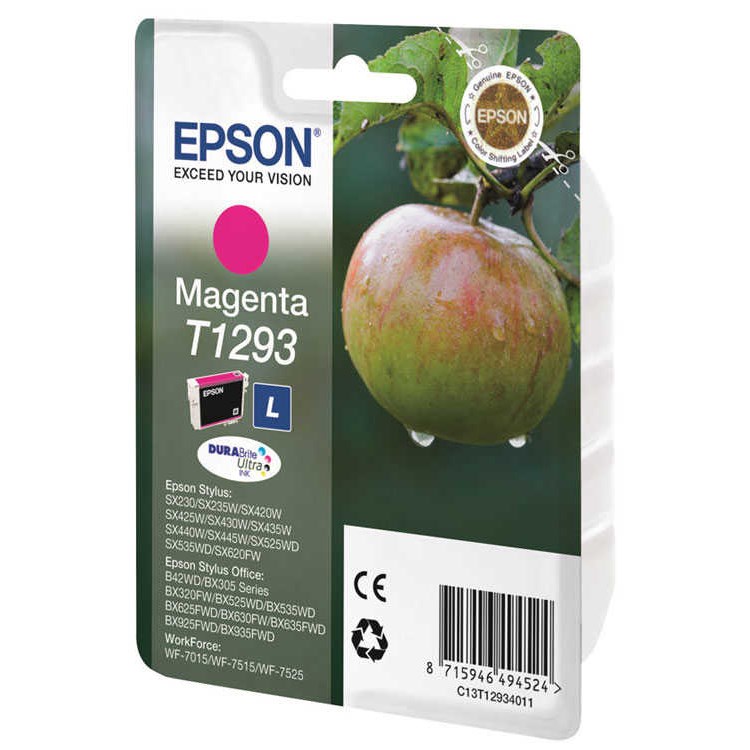 Epson C13T12934020 Magenta Kırmızı Kartuş BX305F SX425 SX620FW