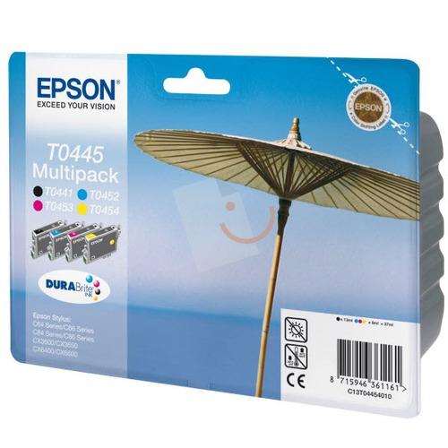 Epson C13T04454020 Renkli + Siyah Kartuş Paketi C84 C86 CX3650 CX6400 CX6600