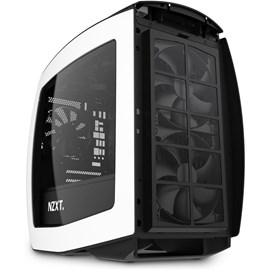 NZXT CA-MANTW-W1 Manta Beyaz Siyah Pencereli Mini-ITX PSUsuz Kasa