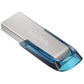 SanDisk SDCZ73-128G-G46B Ultra Flair 128GB Usb 3.0 Tropical Blue Metal Flash Bellek 150Mb/sn