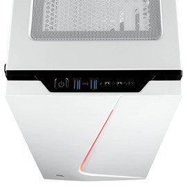 Corsair CC-9011147-WW Carbide SPEC-06 RGB Tempered Glass Beyaz PSUsuz ATX Kasa