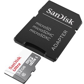 SanDisk SDSQUNS-032G-GN3MA Ultra 32GB microSDHC UHS-I 80MB Bellek Kartı