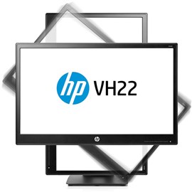 HP X0N05AA VH22 21.5 5ms HDMI DVI DP Pivot Siyah Led Monitör