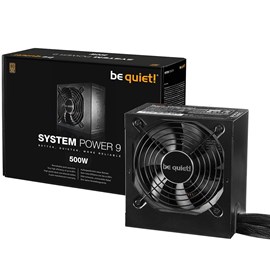 Be Quiet! BN287 SYSTEM POWER 9 500W 80+ Bronz Güç Kaynağı