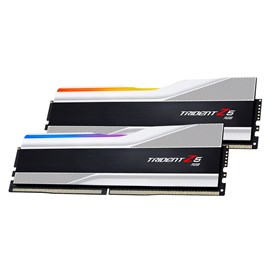 GSKILL F5-6000J4040F16GX2-TZ5RS Trident Z5 RGB Silver DDR5-6000Mhz CL40 32GB (2x16GB) DUAL (40-40-40-96) 1.35V