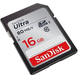 SanDisk SDSDUNC-016G-GN6IN Ultra 16GB SDHC UHS-I 80MB Secure Digital Bellek Kartı