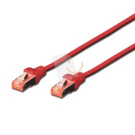 Digitus BC-S60025R Kırmızı CAT 6 SFTP/PIMF (Pairs in metal foil) Patch Kablo 0.25m