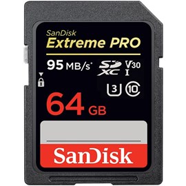 SanDisk SDSDXXG-064G-GN4IN Extreme Pro 64GB SDXC UHS-I C10 U3 Bellek Kartı 95/90Mb