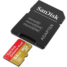 SanDisk SDSQXSG-064G-GN6MA Extreme Plus 64GB microSDHC UHS-I U3 95MB Bellek Kartı