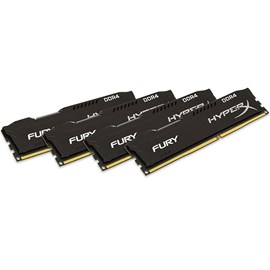 HyperX HX426C15FBK4/16 Fury Black 16GB (4x4GB) 2666MHz DDR4 CL15 Quad Kit