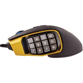 Corsair CH-9304011-EU Scimitar PRO RGB Optical MOBA/MMO Gaming Mouse - Sarı