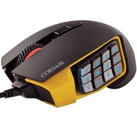 Corsair CH-9304011-EU Scimitar PRO RGB Optical MOBA/MMO Gaming Mouse - Sarı