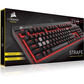 Corsair CH-9000088-TR STRAFE RED LED Işıklı Mekanik Q TR Gaming Klavye Cherry MX Red 