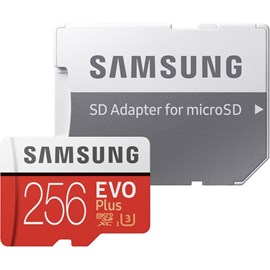 Samsung MB-MC256GA/EU Evo Plus 256GB microSDXC UHS-1 C10 100MB Bellek Kartı