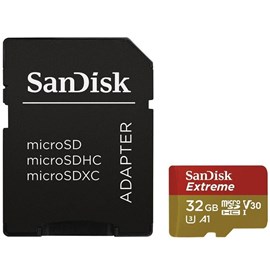 SanDisk SDSQXAF-032G-GN6AA Extreme 32GB microSDHC UHS-I 100MB C10 U3 V30 Bellek Kartı