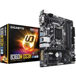 Gigabyte B360M DS3H DDR4 M.2 DVI HDMI 16x Lga1151 mATX