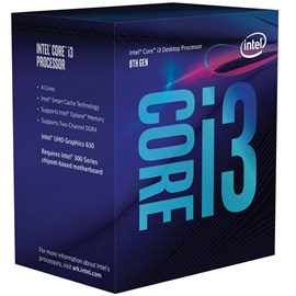 Intel Core i3-8300 Coffee Lake 3.70GHz 8MB UHD 630 Vga Lga1151 İşlemci