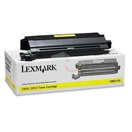 Lexmark 12N0770 Sarı Toner C910 C912 X912E