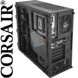 Corsair CC-9011052-650VS Carbide Series SPEC-03 Red LED Mid-Tower 650W Siyah Kasa