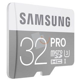 Samsung MB-MG32EA/EU PRO 32GB microSDHC UHS-1 U3 Class 10 90Mb-80Mb/Sn Bellek Kartı