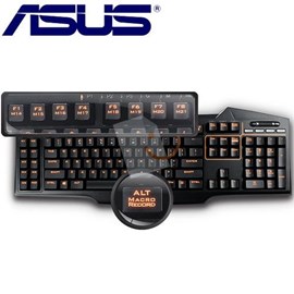 Asus STRIX TACTIC PRO Cherry MX Black Q US Mekanik Aydınlatmalı Usb Gaming Klavye