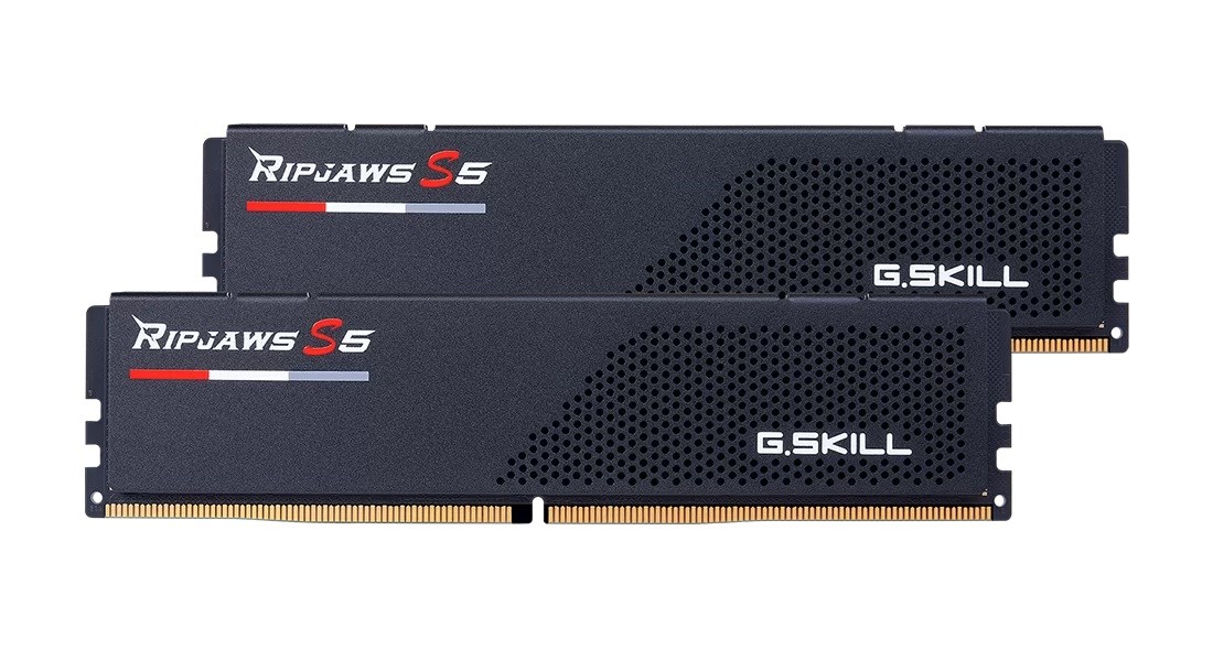 G.SKILL Ripjaws S5 Siyah DDR5-5600Mhz CL36 32GB (2X16GB) DUAL (36-36-36-76) F5-5600J3636C16GX2-RS5K 1.2V Ram