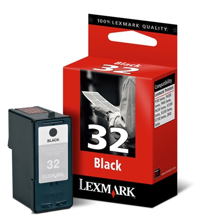 Lexmark 18CX032E Siyah Mürekkep Kartuşu 32