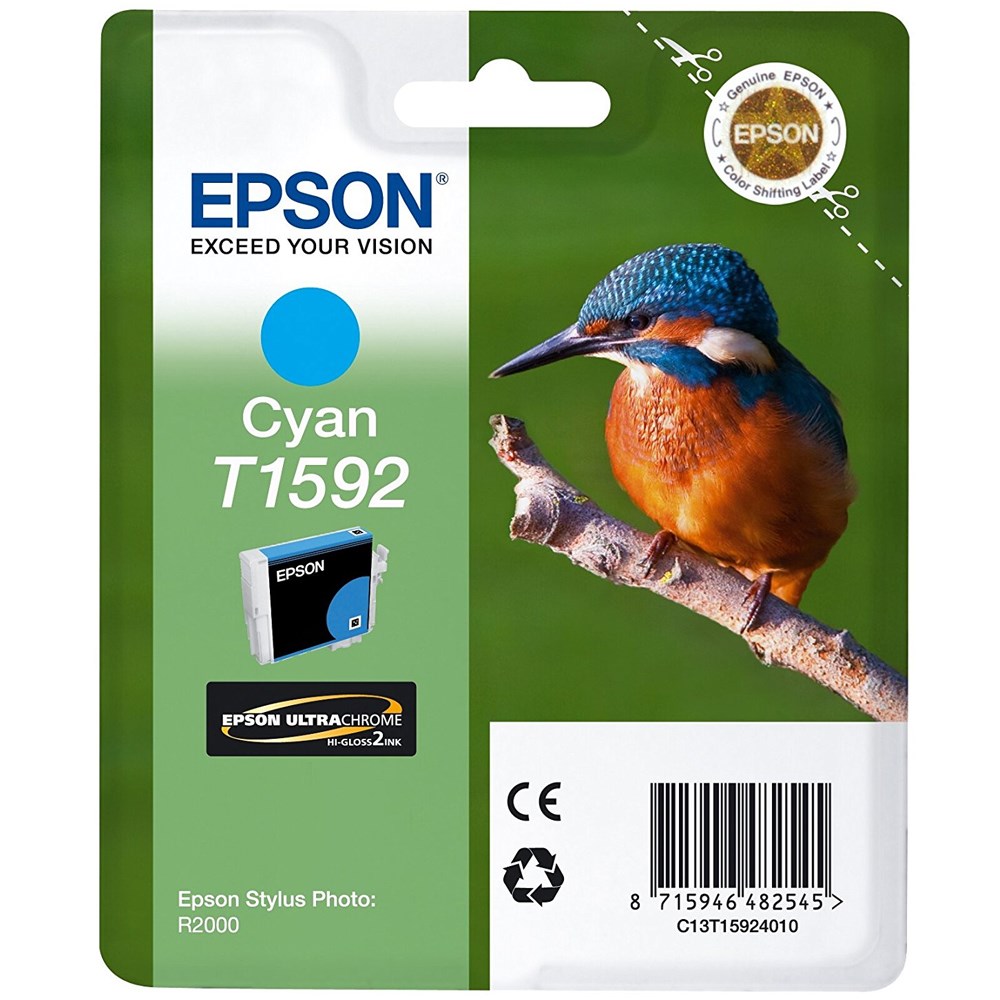 Epson C13T15924010 Mavi Kartuş R2000