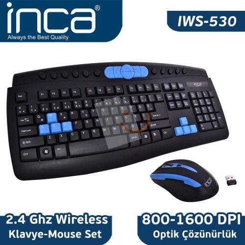 Inca IWS-530 Kablosuz Klavye Mouse Seti 
